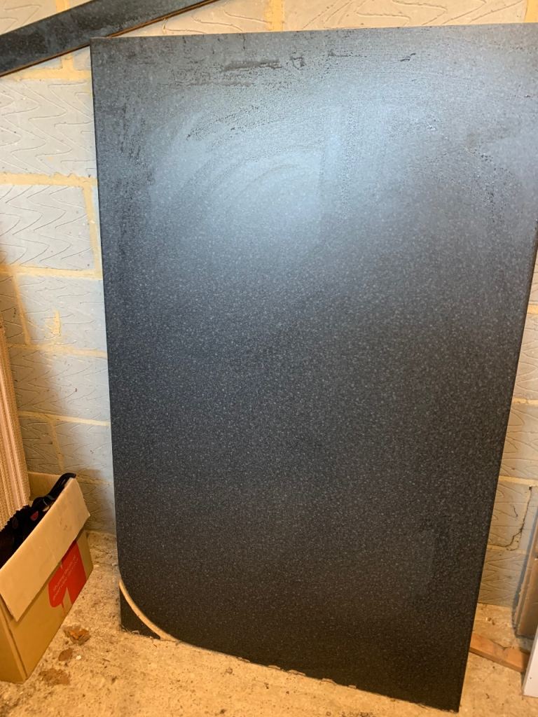 Benchmark black flint kitchen worktop and splash board £10
