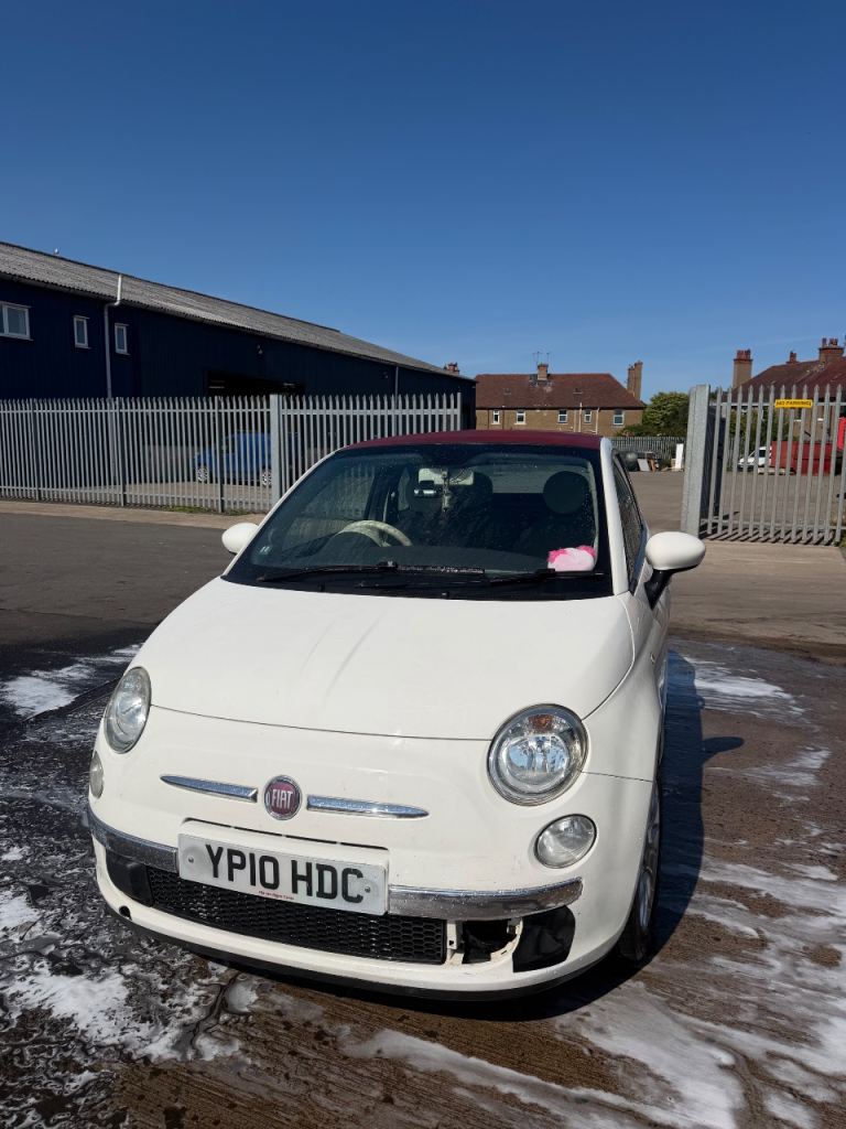 Fiat, 500, Convertible, 2010, Manual, 1242 (cc), 3 doors
