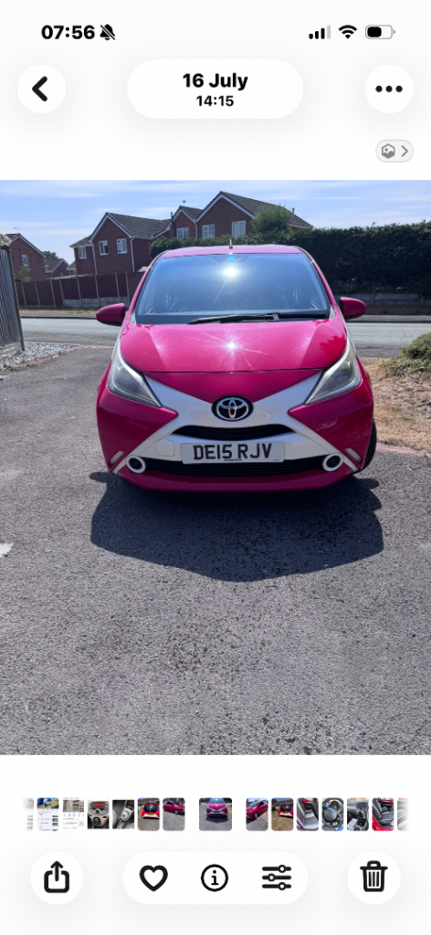 Toyota, AYGO, Hatchback, 2015, Manual, 998 (cc), 5 doors