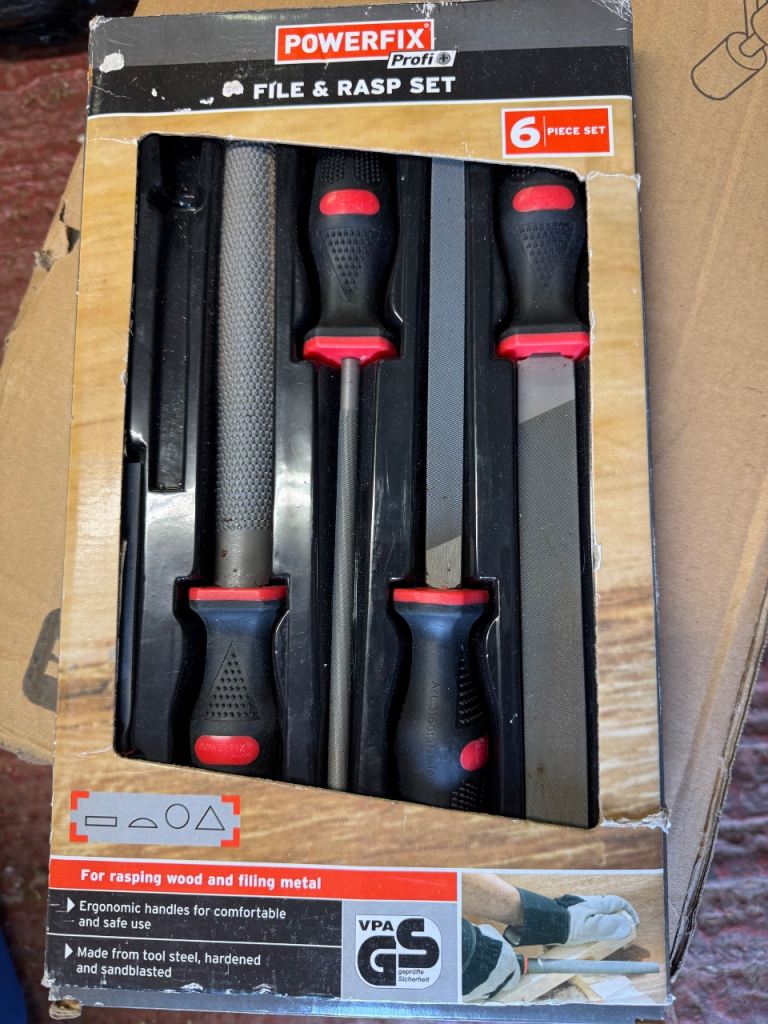 POWERFIX File & Rasp Set 6 Piece - New