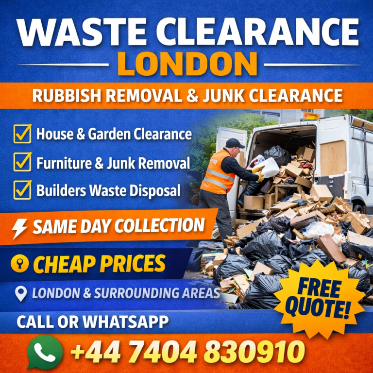 Rubbish Removal London | House & Garden Waste | Fast Collection