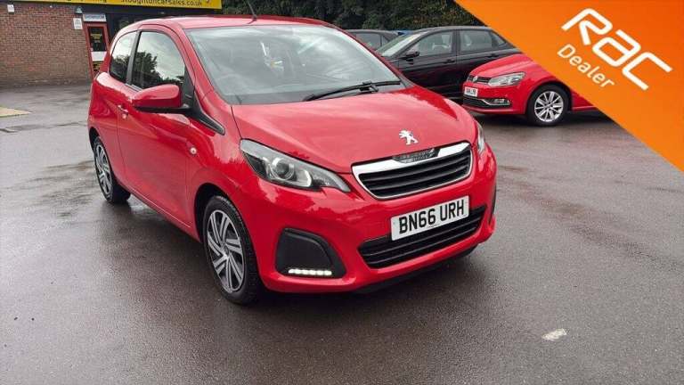 2016 Peugeot 108 1.0 Active 3dr HATCHBACK PETROL Manual