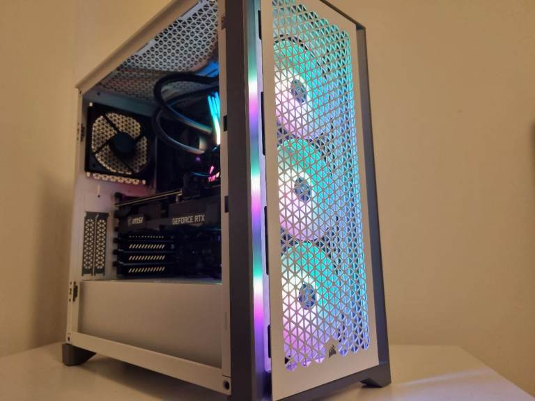 4K WATERCOOLED HIGH END GAMING PC RYZEN9 5900X RTX5070 RAM32GB SSD1TB 24THREADS COMPUTER WORKSTATION