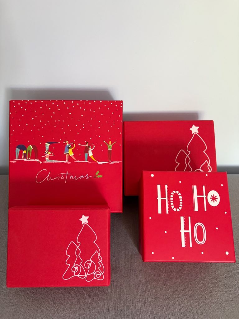 4 x Christmas Boxes 