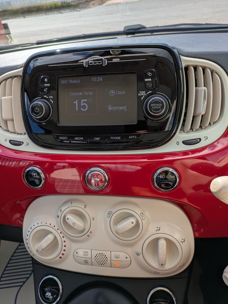 2019 Fiat 500 1.2 Lounge 3dr HATCHBACK Petrol Manual