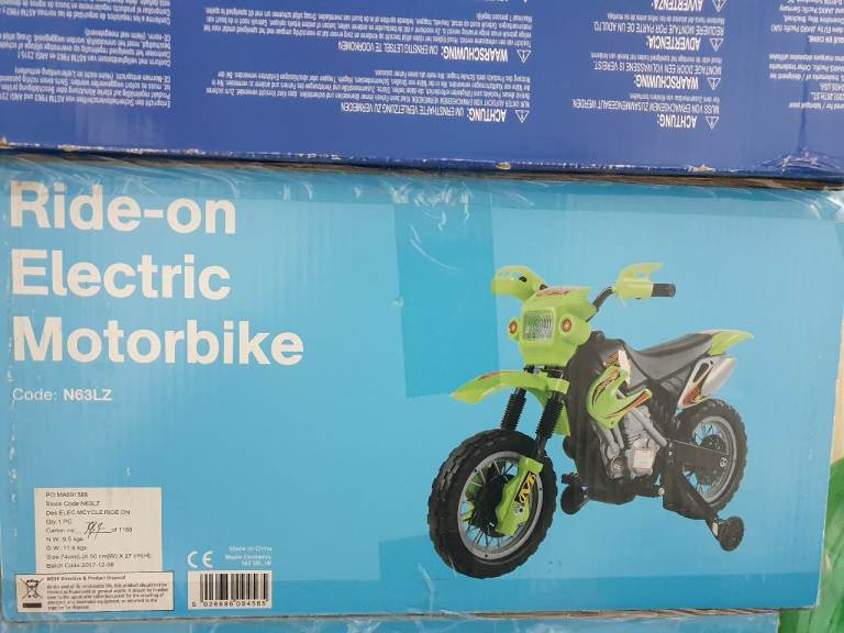 6V Kids Child Electric Motorbike Ride on Motorcycle Scooter Children Toy Gift for 3-6 Years (Green)