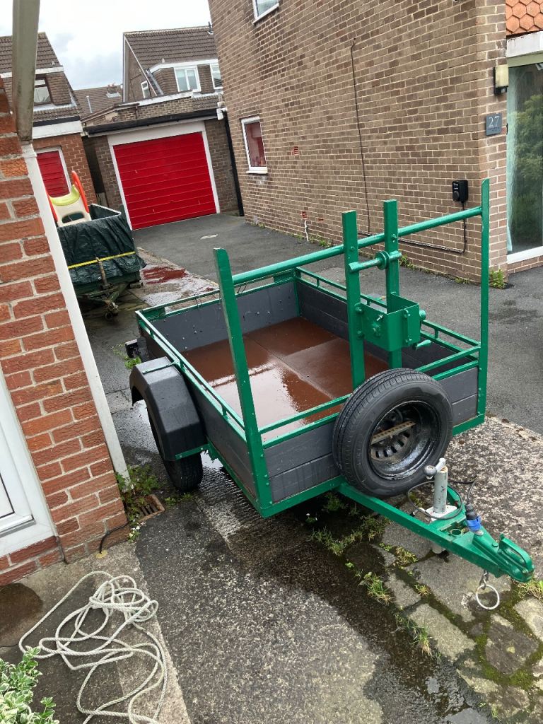 Trailer with winch