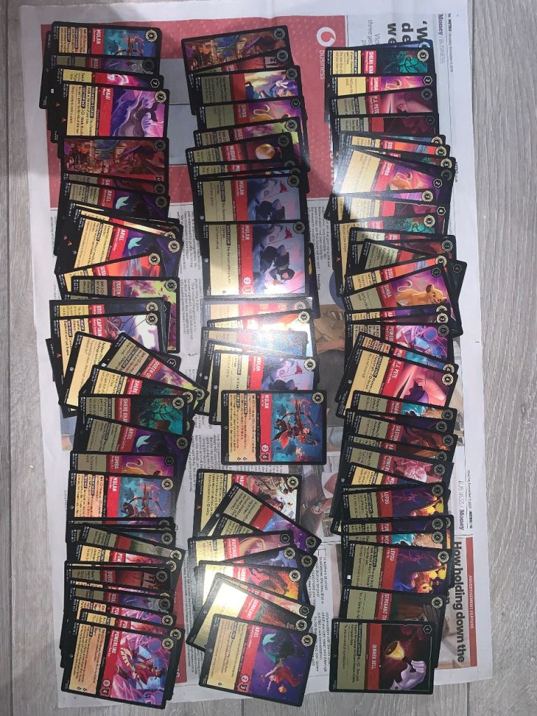 Lorcana cards- Ruby (red)