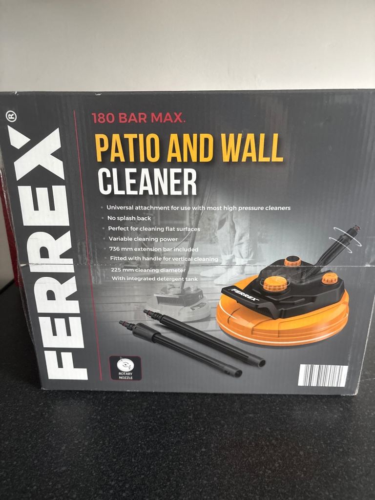 Patio and wall cleaner in box never used 