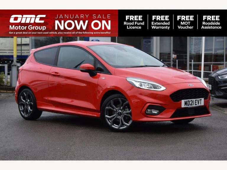 2021 Ford Fiesta 1.0 EcoBoost 95 ST-Line Edition 3dr HATCHBACK Petrol Manual