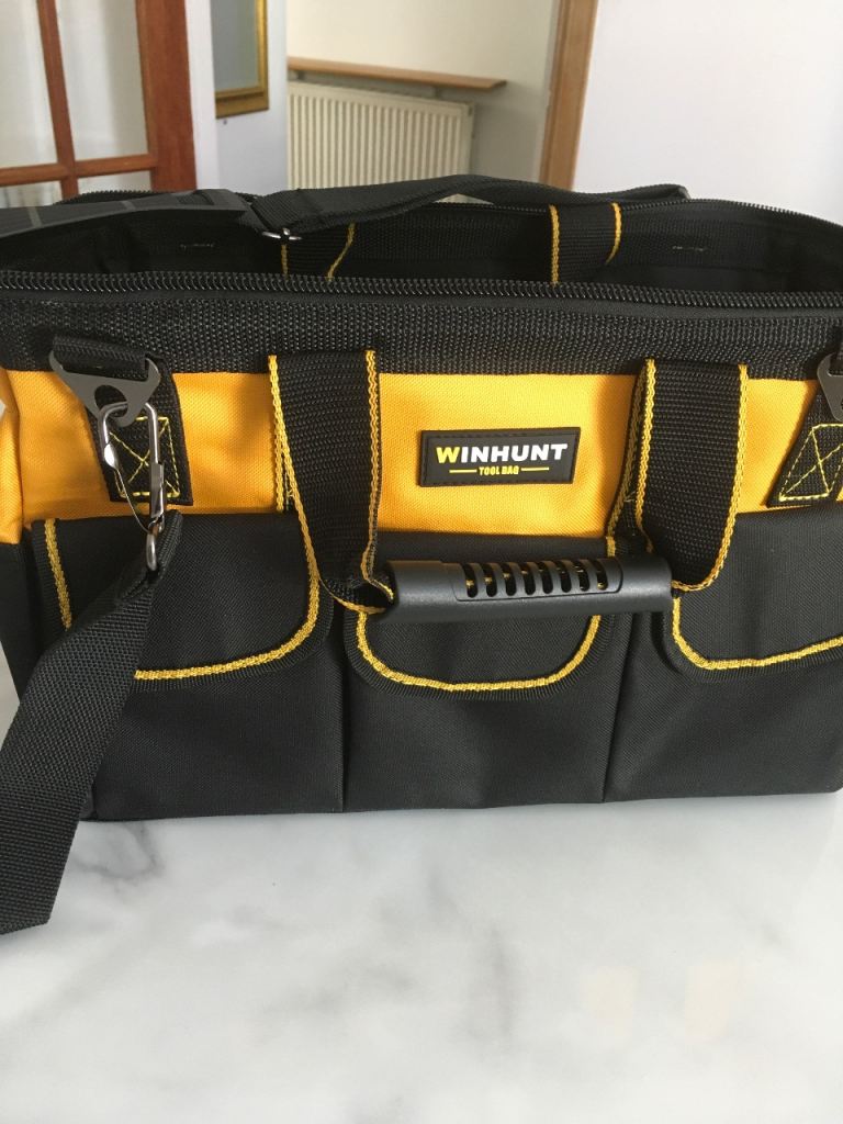 Winhunt Heavy Duty Tool Bag, Organiser for Hand/Power Tools,