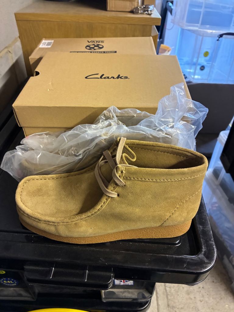 Clark’s wallabee shoes