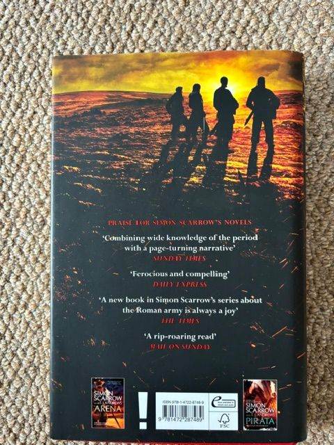 Simon Scarrow & T.J. Andrews – Warrior: Warlord of Britannia, Hardback