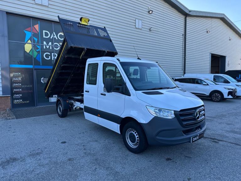 23 Reg Mercedes-Benz Sprinter L3 Double Cab Steel Body, Tipper 
