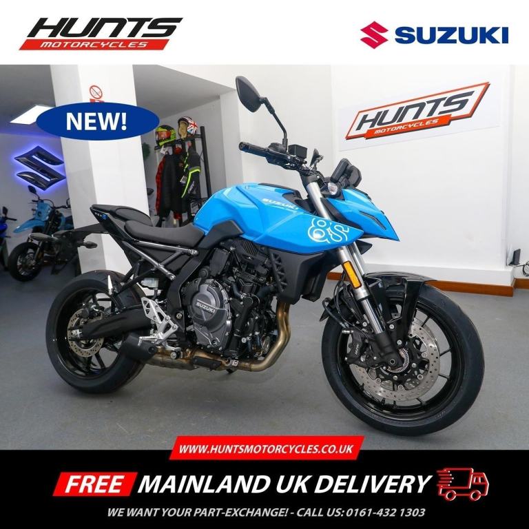 NEW Suzuki GSX-8S. Pearl Cosmic Blue. JUST £7,499 ON THE ROAD (NO ADDED FEES!)