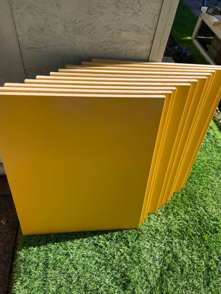 10 MDF covered panels new