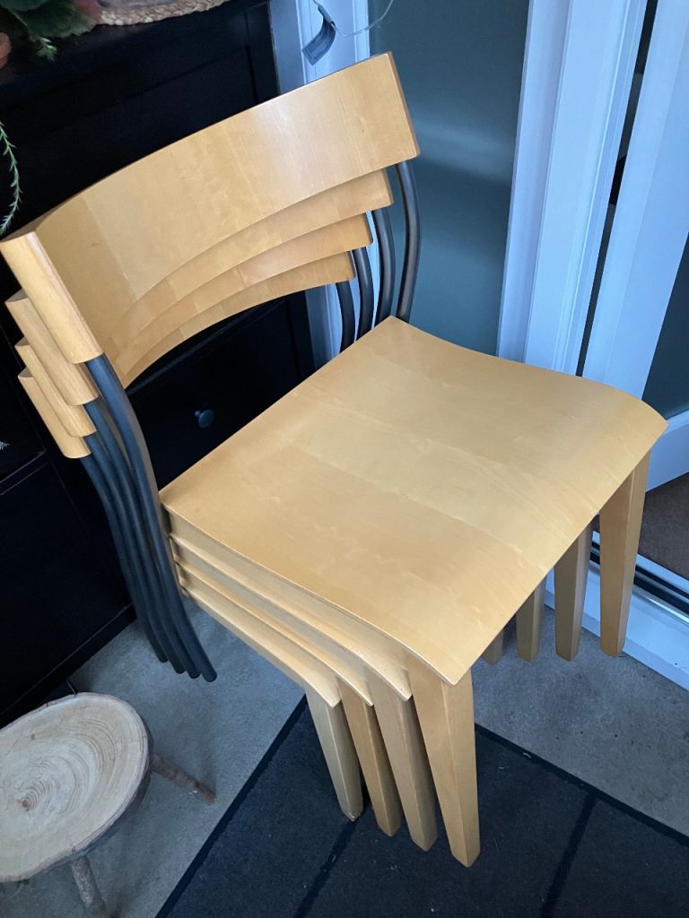 4 space saving kitchen chairs 