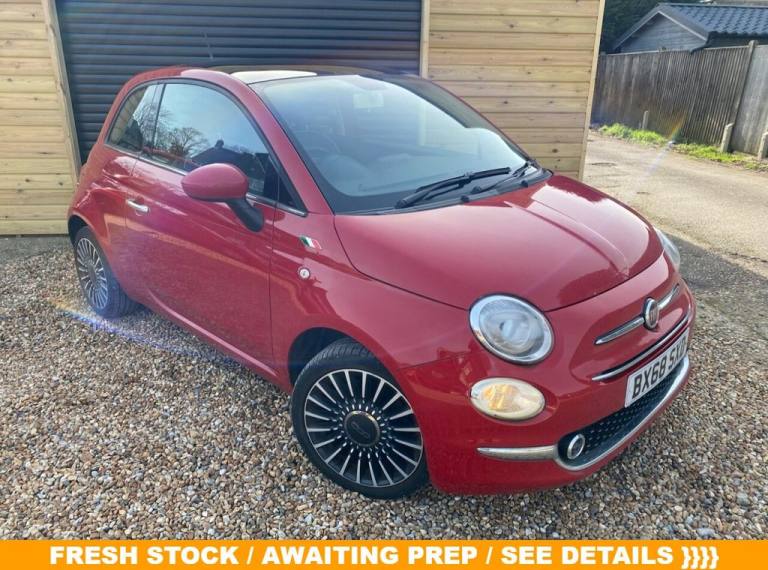 2018 Fiat 500 1.2 Lounge Hatchback 3dr Petrol Manual Euro 6 (s/s) (69 bhp) Hatchback Petrol Manual