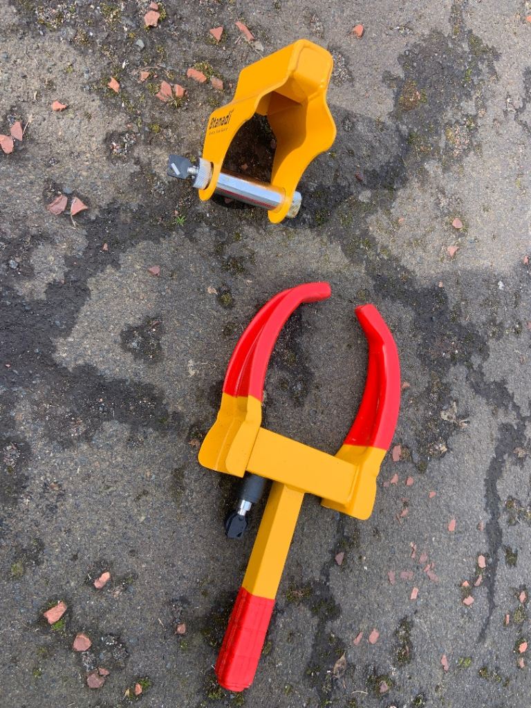 Caravan Hitch lock & Wheel Clamp