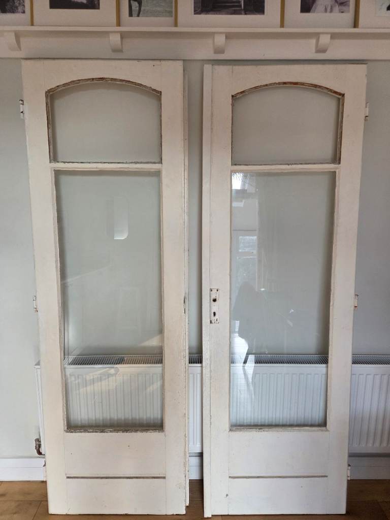 1930 original solid wood French/patio doors