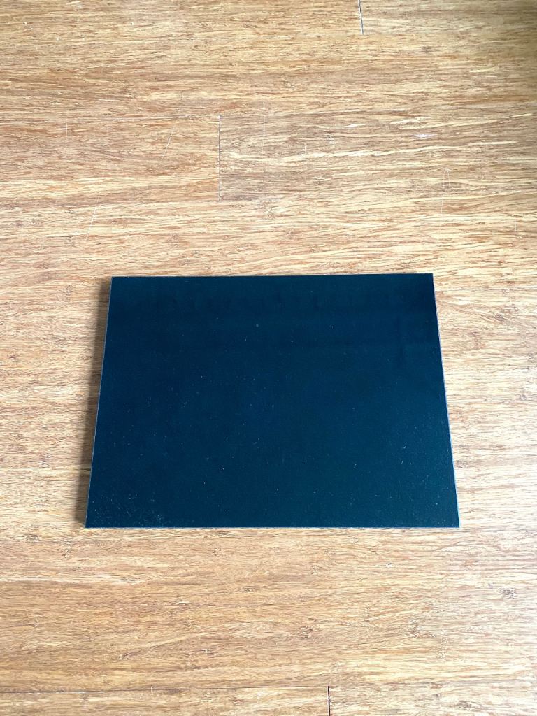 Black granite heavyweight worktop saver 40cm X 30 cm