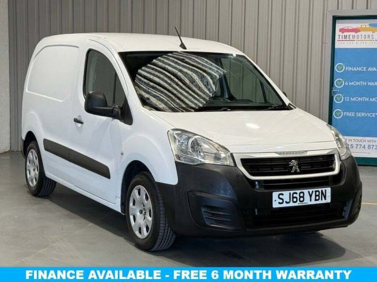 2018 68 PEUGEOT PARTNER 1.6 BLUEHDI 651 PROFESSIONAL PANEL VAN 5DR DIESEL MANUAL