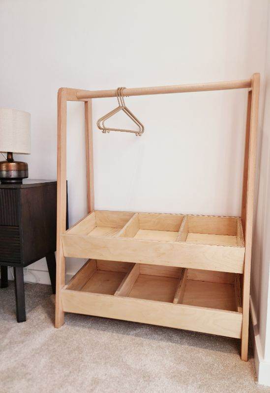 Children's Montessori Wardrobe Clothes Rack