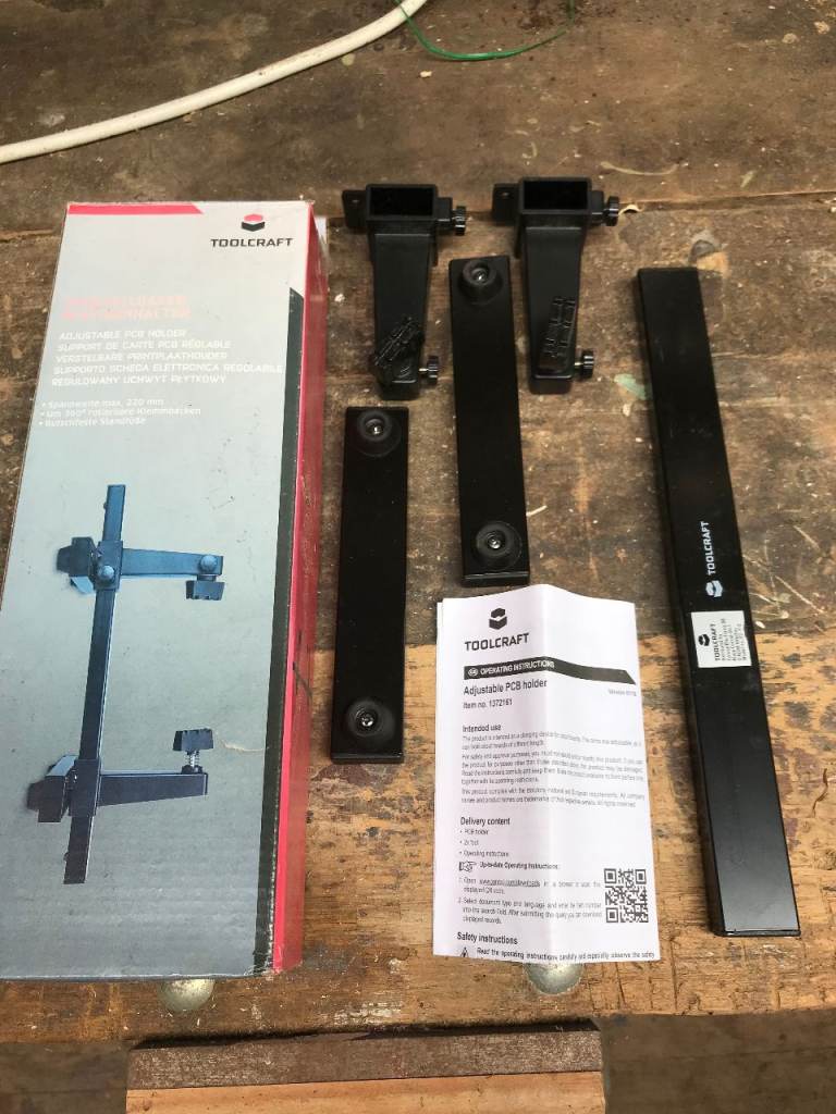 Toolcraft Adjustable Printed Circuit Board Holder for Soldering
