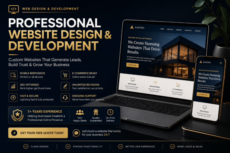 Professional Website Design & Development | SEO Websites | Wordpress Stores | Web Designer London
