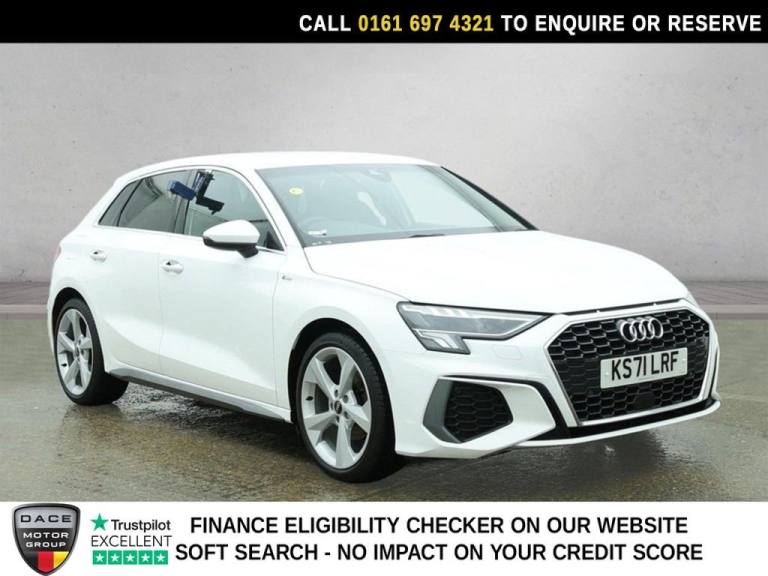 2022 Audi A3 1.0 TFSI 30 S line Sportback 5dr Petrol Manual Euro 6 (s/s) (110 ps) Hatchback Petro...