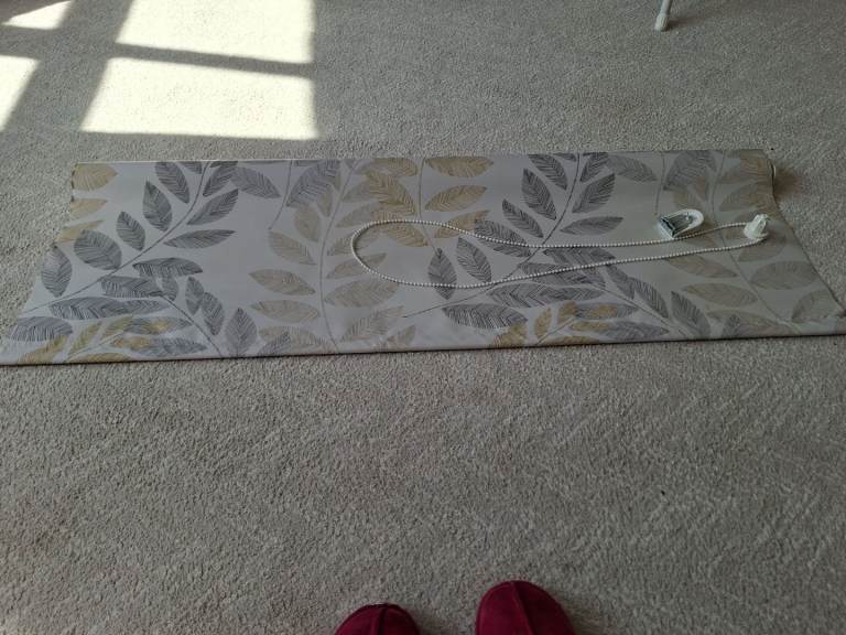 Roller Blind Floral Pattern