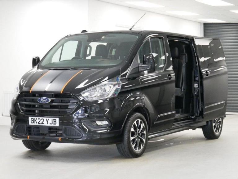 2022 FORD TRANSIT CUSTOM 320 2.0 EBL 185 BHP L2 LONG SPORT CREWCAB 5 SEATER
