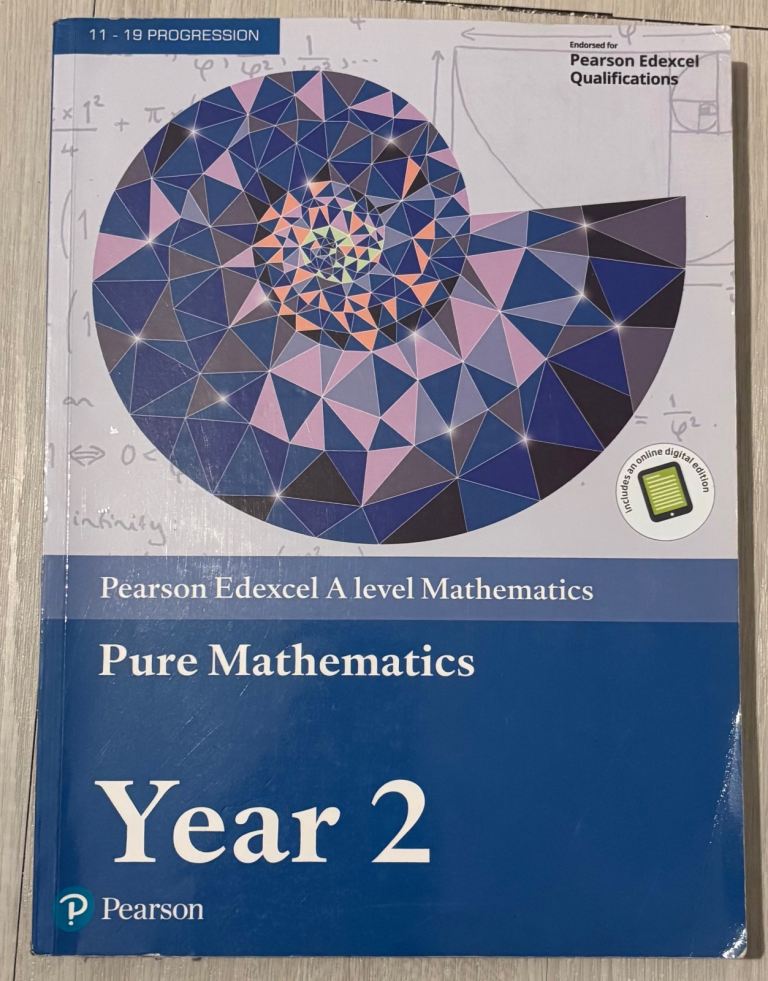 edexcel year 2 pure mathematics alevel textbook