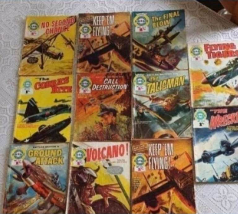 🪖Vintage Ace library war comic strip🙏🏻REDUCED IT
