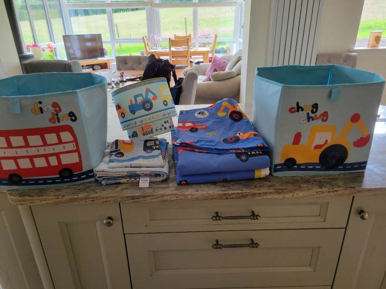 Boys bedroom curtains with matching items