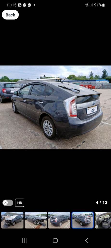 Toyota prius 2015 breaking 
