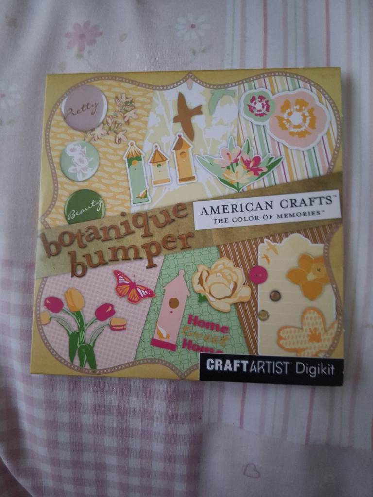  DAISYTRAIL. CRAFT ARTIST DIGIKIT  -  BOTANIQUE BUMPER AMERICAN CRAFTS THE COLOUR OF MEMORIES