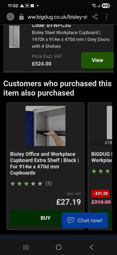 Heavy duty steel cabinet 