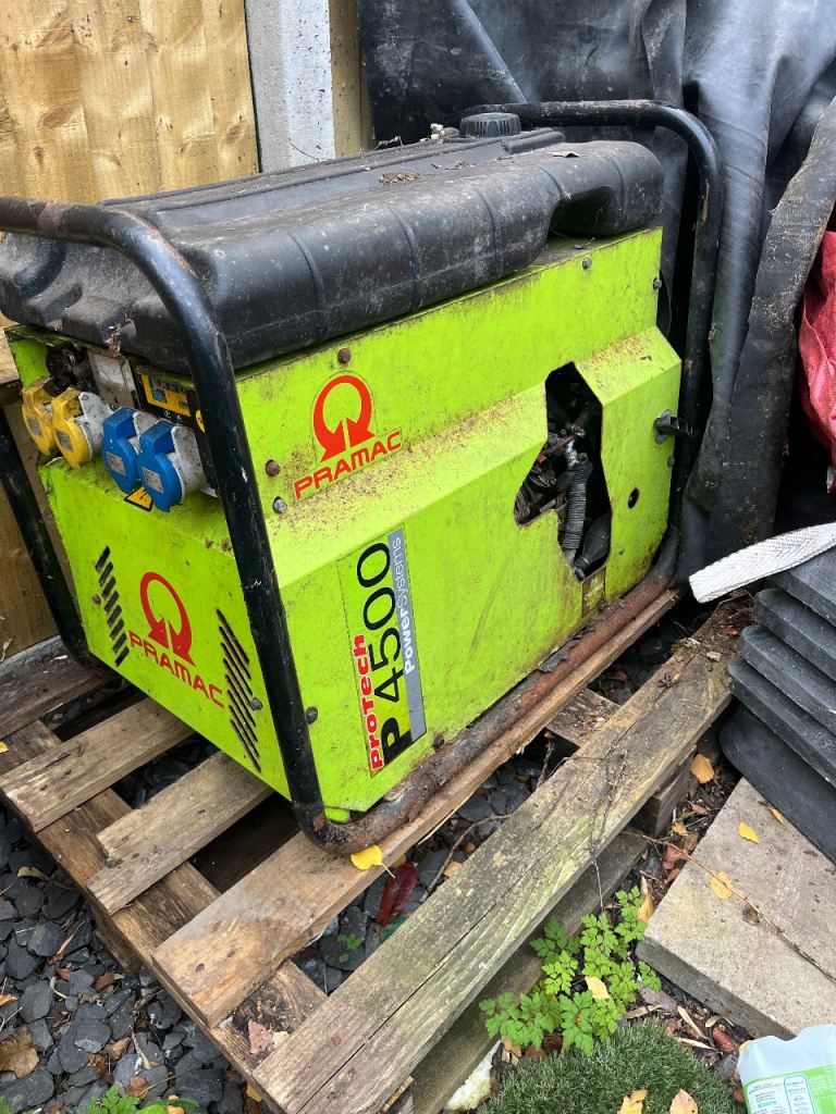Pramac P4500 Diesel Generator - Spares or Repair Project