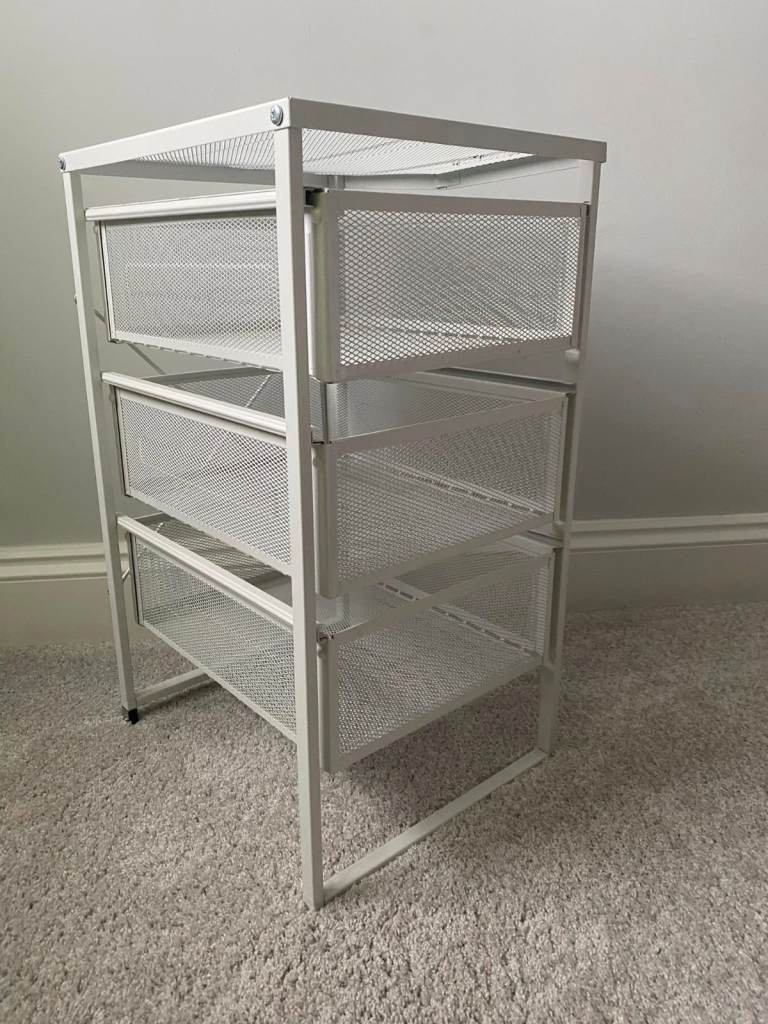 IKEA LENNART Drawer Unit White – Fully Assembled Good Condition