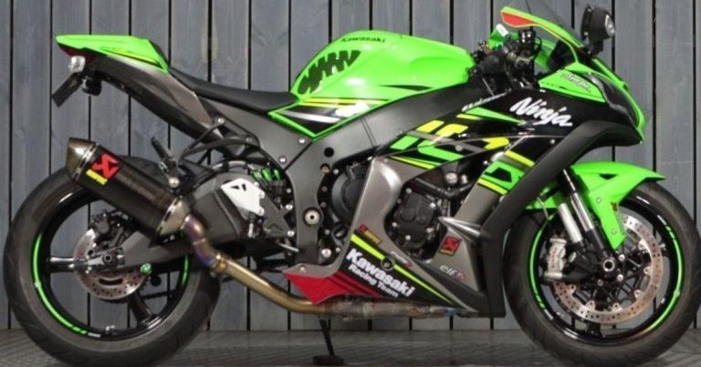 2019 19 KAWASAKI ZX 1002 EKFA NINJA ZX10R ABS SPORTS SUPERBIKE GREEN 4k MILES