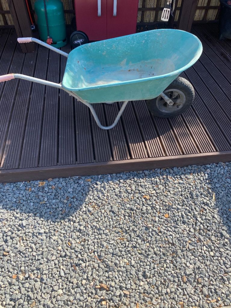 Plastic wheelbarrow