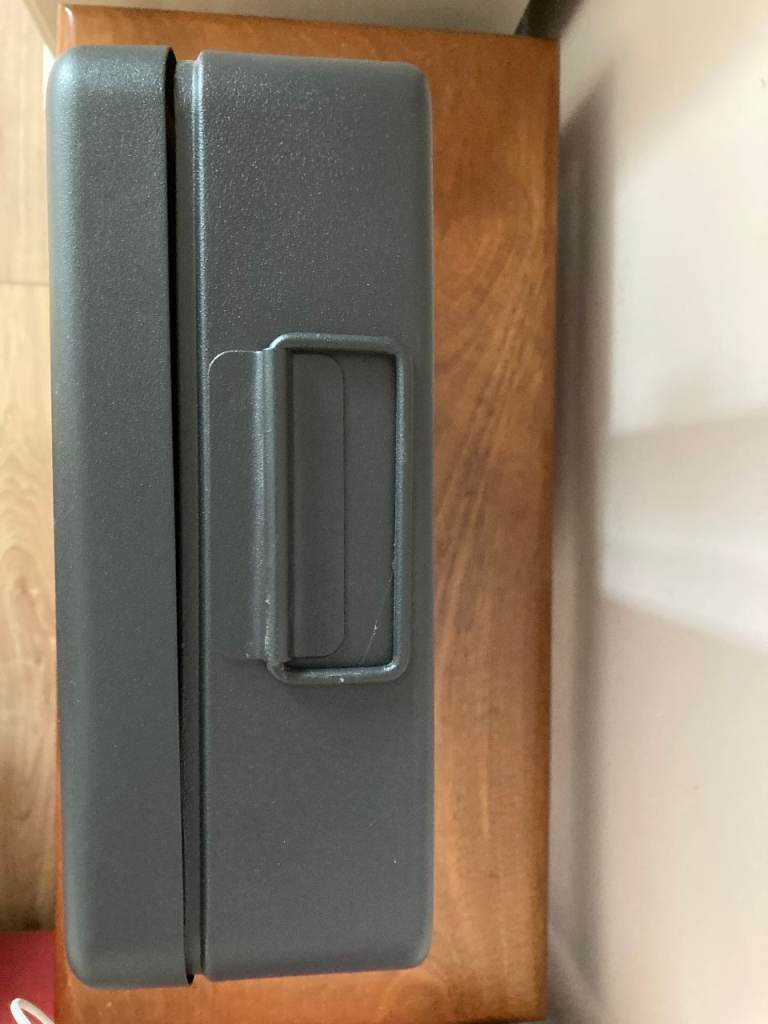 Lockable Wall Mounted Important Document Metal Cabinet (A4 Size) in Black Colour 