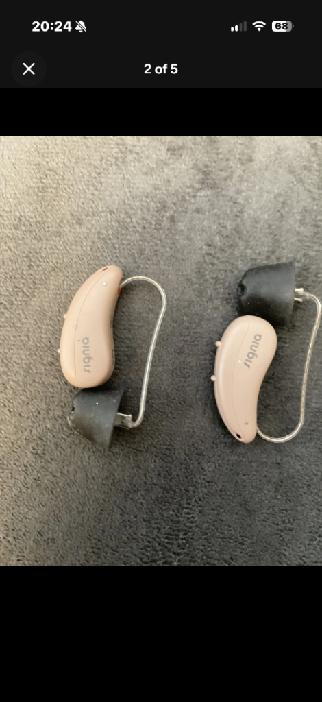 Hearing device with Charging Case – Good Condition