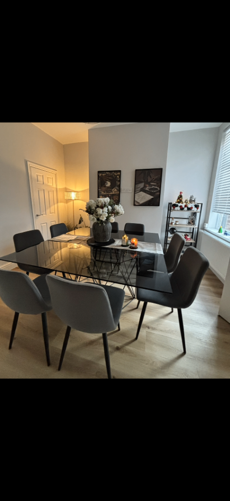 Dining table and chairs 