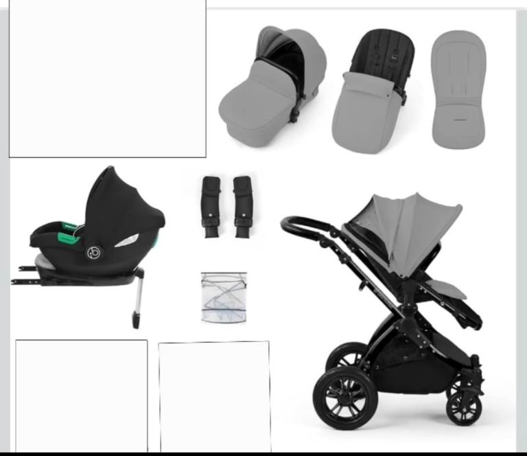 Ickle bubba 3-in-1 Travel System – Grey, Good Condition