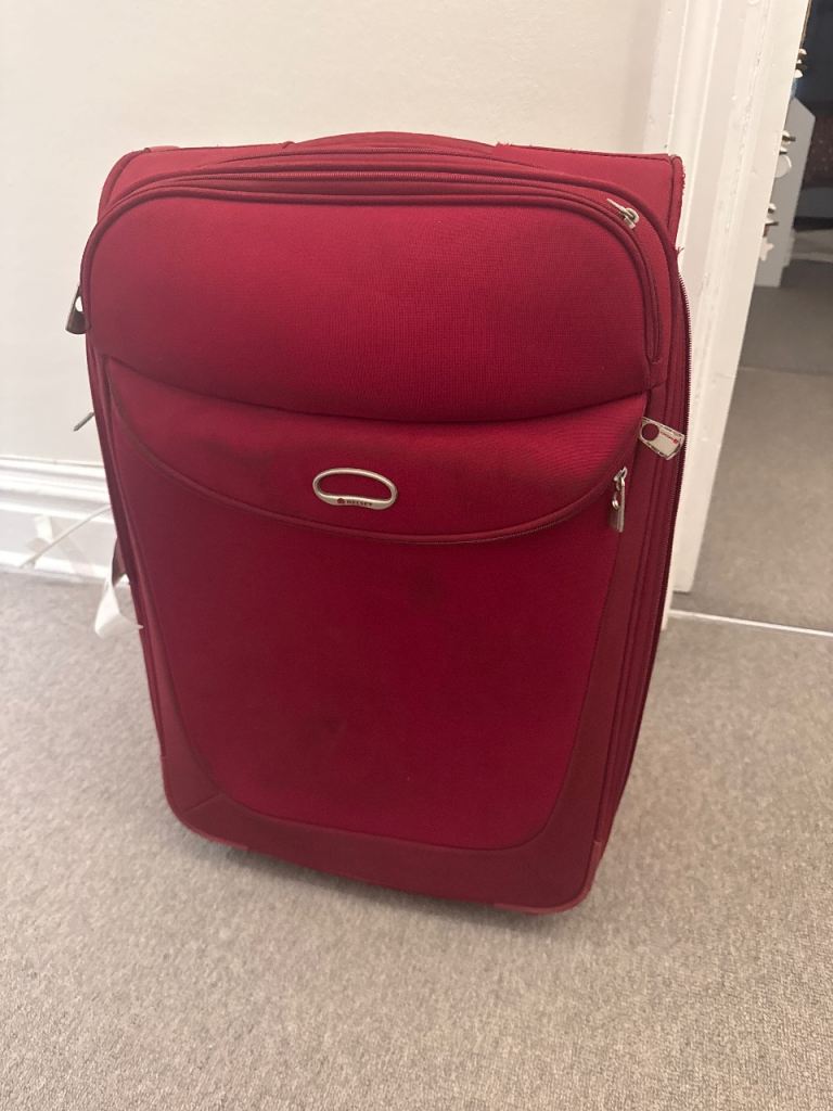 Red luggage for sale 