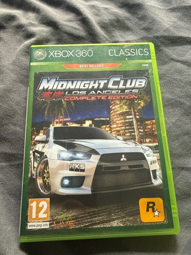 Midnight Club Los Angeles complete edition with manual (Xbox 360 classics)
