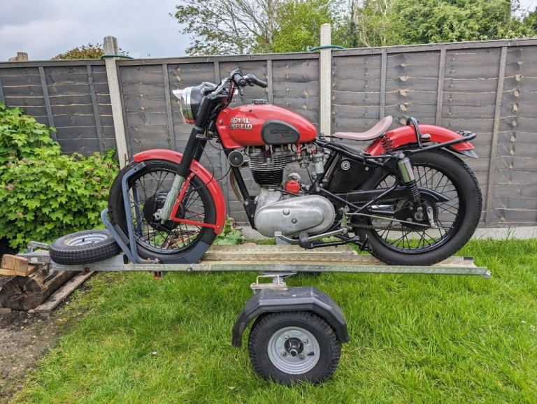 Enfield, 350 BULLET, 1994, 346 (cc) with trailer 