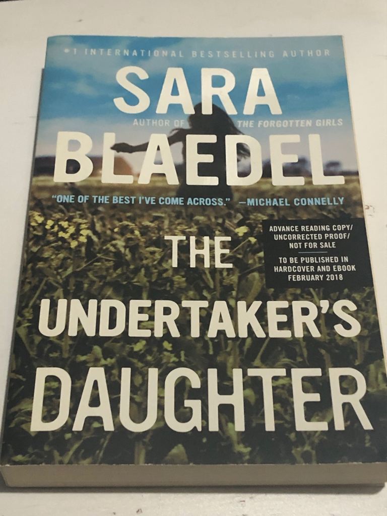 SIGNED Sara Blaedel THE UNDERTAKER'S DAUGHTER ~ UNCORRECTED PROOF